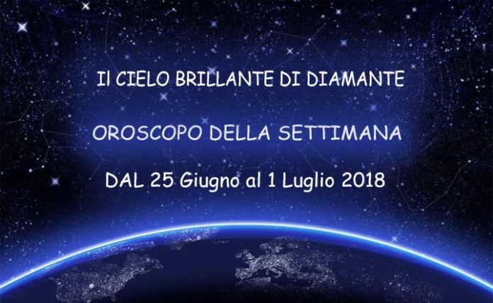 Oroscopo della Settimana dal 25 Giugno al 1 Luglio 2018