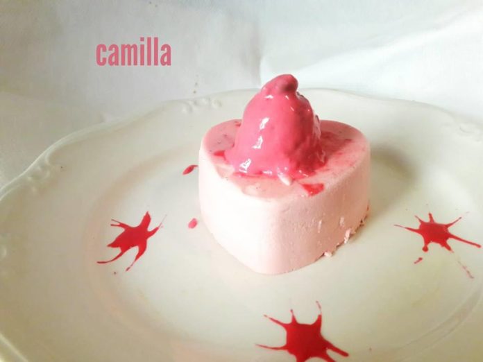 Panna cotta con il cioccolatino Ruby Perugina