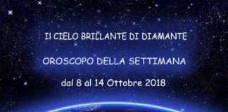 Oroscopo della Settimana dal 8 al 14 Ottobre 2018