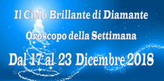 Oroscopo della settimana dal 17 al 23 Dicembre 2018