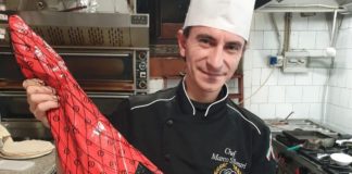 Marco Silvestri chef del ristorante Le caveau