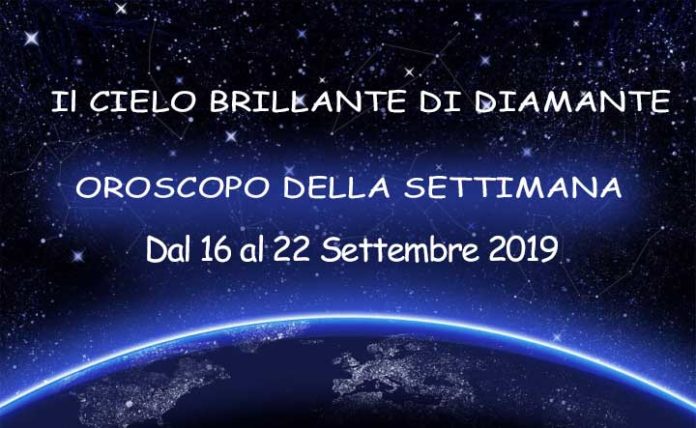 Oroscopo della settimana dal 16 al 22 Settembre 2019