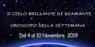 Oroscopo della settimana dal 4 al 10 Novembre 2019