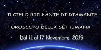 Oroscopo della Settimana dal 11 al 17 Novembre 2019