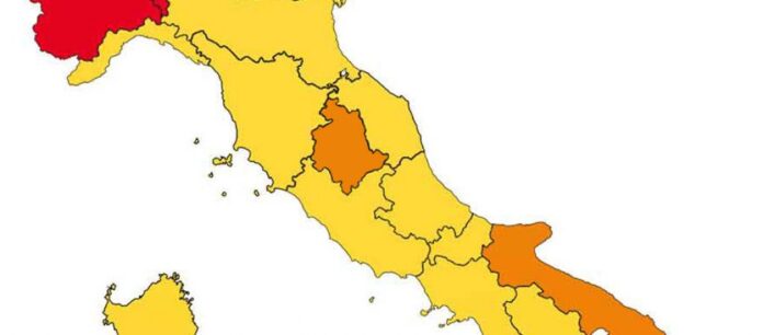 Umbria regione arancione