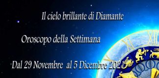 Oroscopo della prossima settimana dal 29 novembre al 5 Dicembre 2021